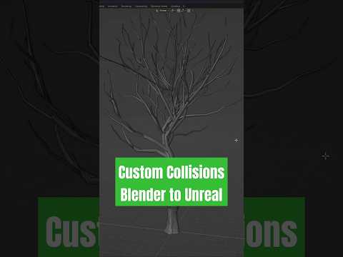 Set up Custom Collisions in Blender for Unreal Engine 5 #unrealengine #blender3d