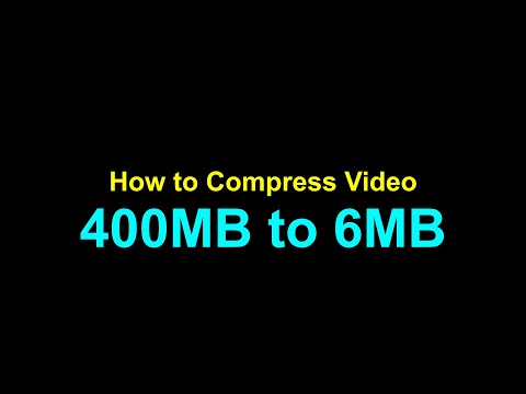 How to compress video