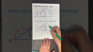 SHORTCUT to Finding the Area 🤯🧠🤯 #mathtricks #mathhack