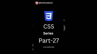CSS SERIES PART - 27 | CSS OVERFLOW