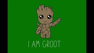 Python Turtle Creates Baby Groot | Artistic Coding Showcase
