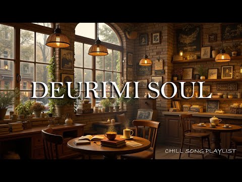 📚 벽돌 감성 북카페 | 가을 레트로 Chill Playlist | 커피와 책, 그리고 빗소리 🎶 빈티지 무드, 힐링 BGM
