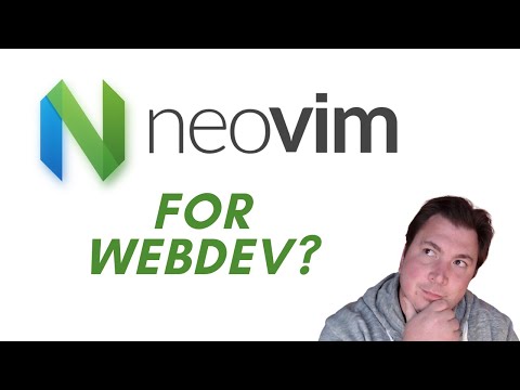 Do you use Neovim for webdevelopment?