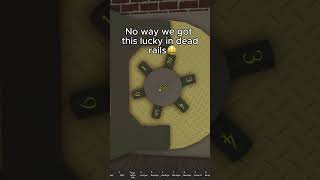 WE GOT LUCKY in Dead Rails Roblox (No Script)  | Dead Rails Bonds Speedrun Bank Guide #deadrails