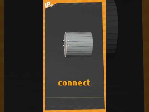 Bridge Edge Loops! - Blender Tips #3d #larry #3dmodel #3dmodeling #blendertutorial