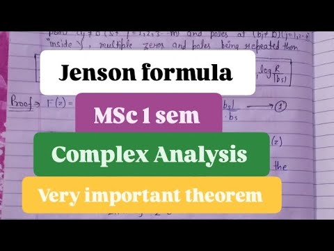 Jenson formula #maths#msc1sem#mostimportant#exampreparation#complexanalysics#viralvideo#class#exam