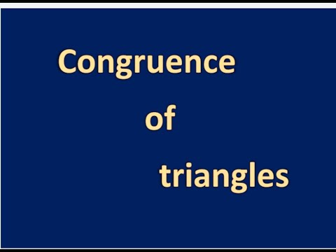 5.Congruence of triangles (Grade 10 - Mathematics)