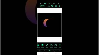 How to create a unique Logo bezier Il pixellab design tutorial || Android graphics#shorts