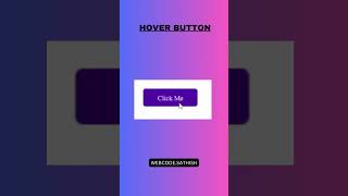 hover button using html and css #html #css #javascript
