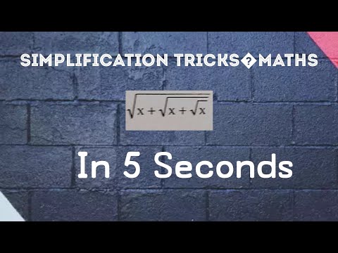 simplification tricks | maths tricks | maths magical tricks | easy maths tricks #shorts #mathstricks