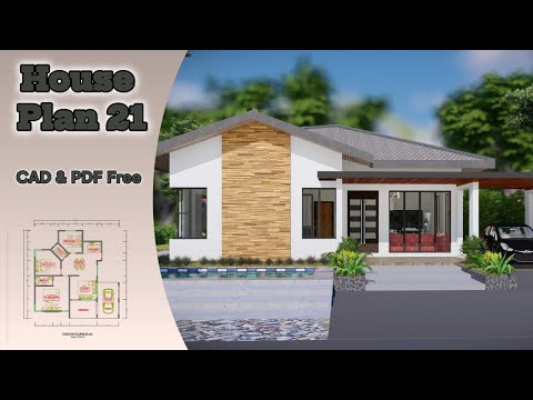 3 Bed Rooms House Plan 021
