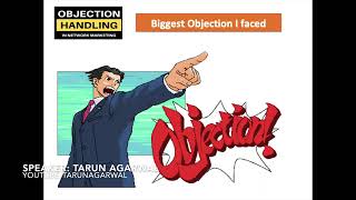 Day 1 - Objection Handling Training by Tarun Agarwal | Network Marketing Business