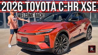 The 2026 Toyota C-HR XSE Is A Reincarnated Electric Coupe High Riding SUV