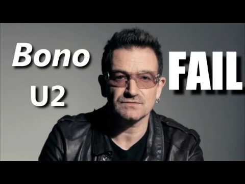 Bono U2 FAIL┃RockStar FAIL