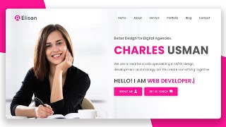How To Create Personal Portfolio Website Using HTML & CSS