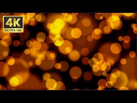 ✨Gold Particle Textures Bokeh Effect | Abstract 4K Motion Background Loop