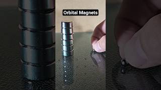 Using magnets to visualize how satellites orbit Earth