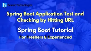 Spring Boot Application Test and Checking by Hitting URL | Spring Boot Tutorial For Beginners
