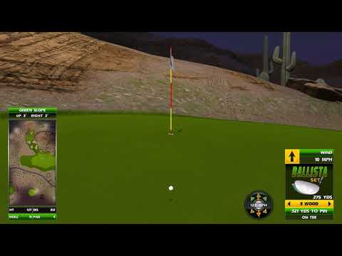 Golden Tee Great Shot on Agave Ranch!