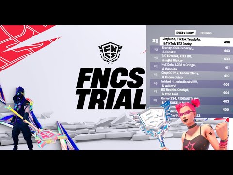 I WON THE FNCS TRIALS!!!🏆(highlights)