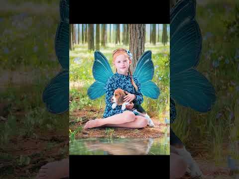Photoshop Manipulation & Animation Bringing a Cute Little Girl to Life in a Magical World