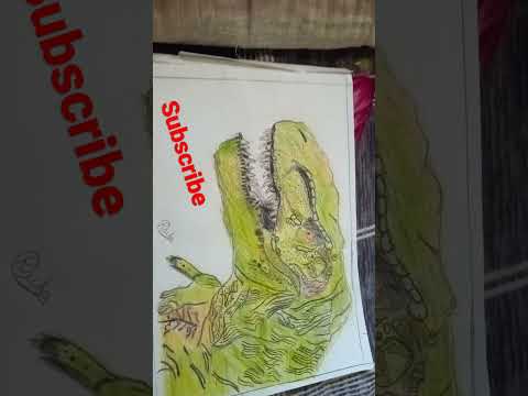 t rex panting / YouTube#short#animal/RPM Sketch Art