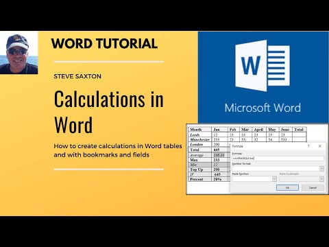 Secrets to Crafting Formulas in Word Tables