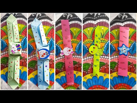 Making Adorable Paper Wristbands for Kids | DIY Paper Wristbands for Little Ones