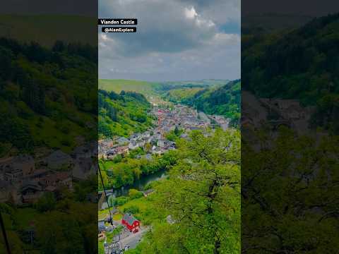 Beautiful Vianden Castle: Luxembourg #shorts #trending #travel #architecture #europe #ytshorts #fun