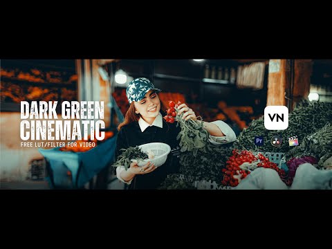 Dark Green Cinematic LUT For VN Video Editor | Premiere Pro | Davinci Resolve & FCP | Free LUT