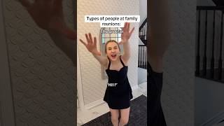 The different types of people at family reunions #pov #relatable #comedy #skit