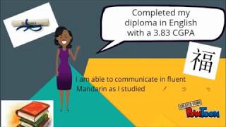 BIK 1193 Writing for Multimedia and the Web: Interactive Resume