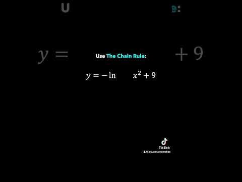 A-Level Maths Differentiation by the chain rule and using Log Laws 🪵 #calculus #apcalculus #maths