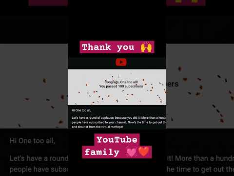 Thank you my YT family 🙌 #ytfamily #thankyou