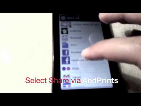 How To Select Multiple Prints on an HTC Android Phone