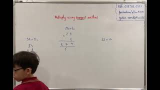 [Q&A][Maths 04 - Cambridge] Multiply using compact method