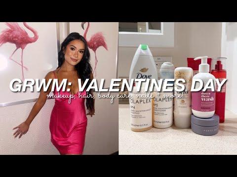 VALENTINES DAY GRWM! 💌 *makeup, hair, body care, + more!*