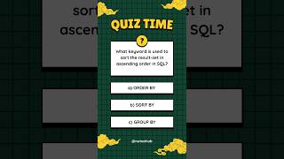 World's TOUGHEST SQL QUIZ Challenges You to Succeed!