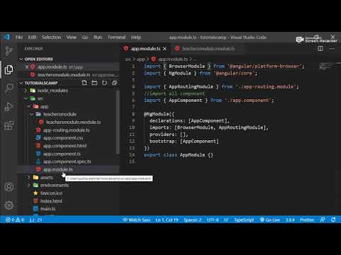 Angular 10 Child Module