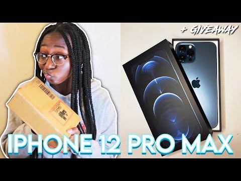 IPHONE 12 PRO MAX UNBOXING + GIVEAWAY