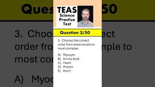 ATI TEAS 7 Science Practice Question 3  #atiteas