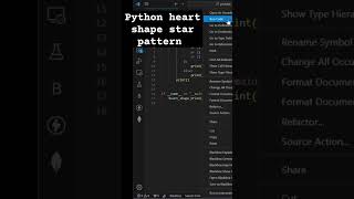 Python Artistry: Designing Beautiful Heart Shaped Patterns #python #pythonprogramming #python3