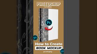 How to create book mock-up in Photoshop #en hoot #photoshoptutorial #bookdesign