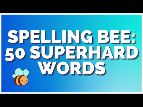 Spelling bee: Get's Harder After Quesion 4! Difficult level | BrainLift