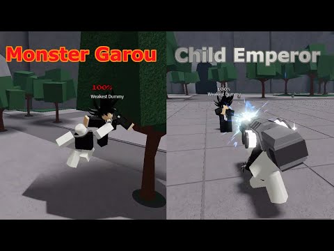 Monster Garou and Child Emperor combo TSB