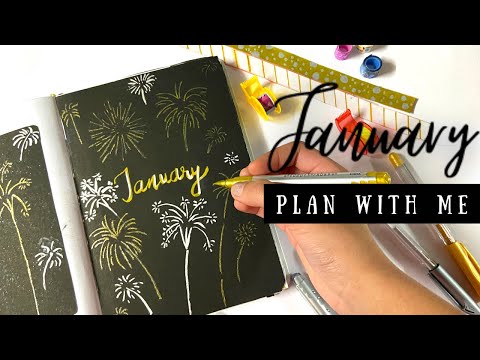Plan With Me | January 2021 Bullet Journal Setup