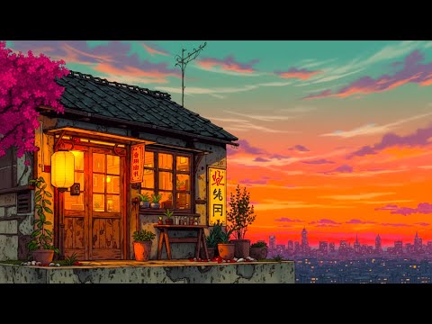 Cozy Japanese House Lofi | Retro City Ambiance Perfect for Focus, Study & Relaxation