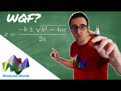 From Whence Came the Quadratic Formula?