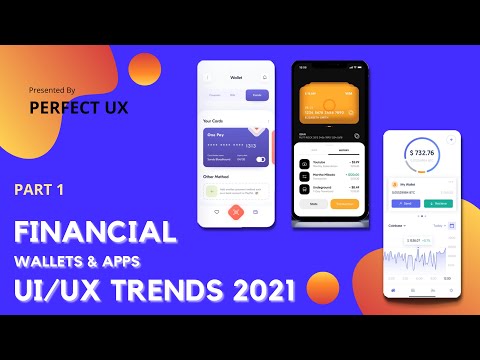 Financial Wallets and Apps UI/UX Trends 2021  |  UI Design Trends 2021 - Part 1