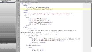 HTML/CSS: Learn CSS in 20 minutes